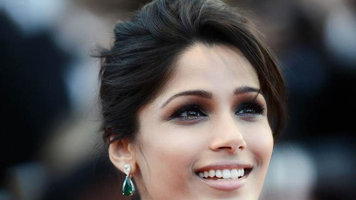 Freida Pinto Looking Up At Moonrise Kingdom Premiere